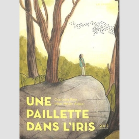 Une paillette dans l'iris