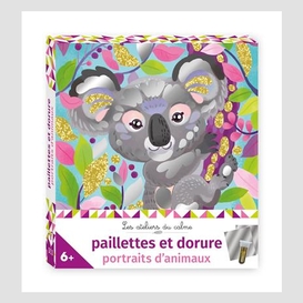 Paillette et dorure portraits d'animaux