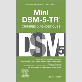 Mini dsm-5-tr criteres diagnostiques