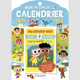 Mon premier calendrier 2024 2025