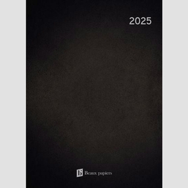 Agenda semainier charcoal 2025