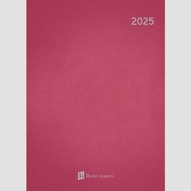 Agenda semaine 2025 rose