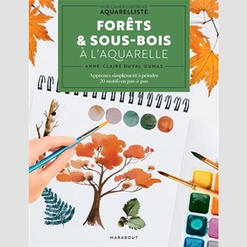 Forets et sous-bois a l'aquarelle