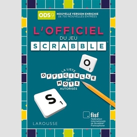 Officiel du jeu scrabble (l')