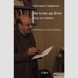 Du texte au livre