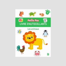 Livre d'autocollants les animaux