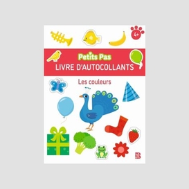 Livre d'autocollants les couleurs