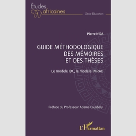 Guide méthodologique des mémoires et des thèses