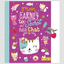 Mon carnet top secret petit chat