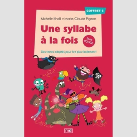 Une syllabe a la fois coffret 2 rouge