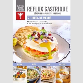 Reflux gastrique -21 jours de menus