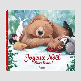 Joyeux noel ours brun