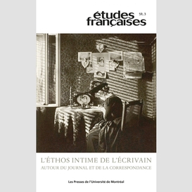 Études françaises. volume 59, numéro 3, 2023