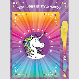 Petit cahier et stylo magique