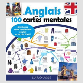 Anglais en 100 cartes mentales (l')