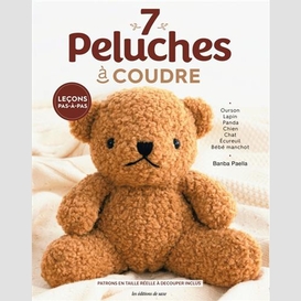 7 peluches a coudre