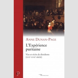 L'expérience puritaine