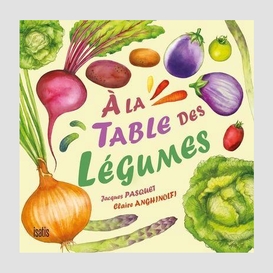 A la table avec des legumes