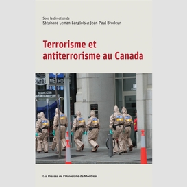 Terrorisme et anti-terrorisme au canada