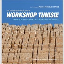 Workshop tunisie. invention paysagère des carrières de mahdia