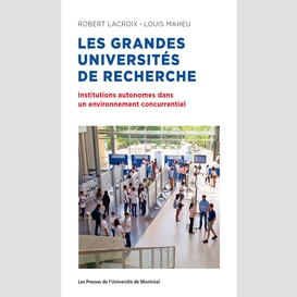 Les grandes universités de recherche