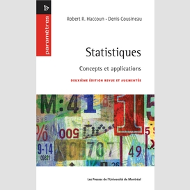 Statistiques. concepts et applications (2e édition)