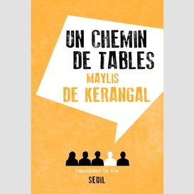 Un chemin de tables