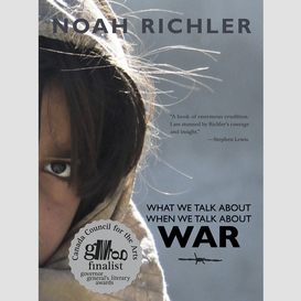 What we talk about when we talk about war