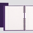 Livre comp notepro 9.25x7.25 violet 192p