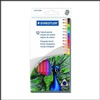 12/pqt crayon couleur triangulaire staed