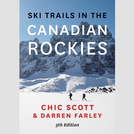 Ski trails in the canadian rockies