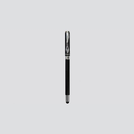 Stylo pointe med avec stylet noir