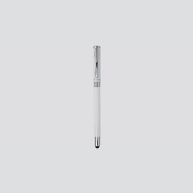 Stylo pointe med avec stylet blanc