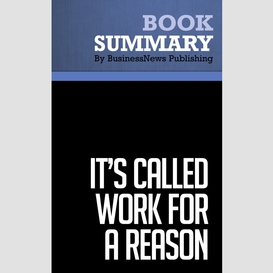 Summary: it's called work for a reason - larry winget