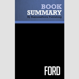 Summary: ford - robert lacey
