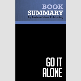 Summary: go it alone - bruce judson