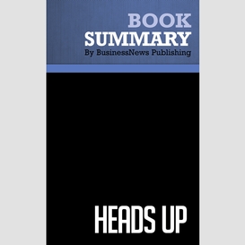 Summary: heads up - kenneth mcgee