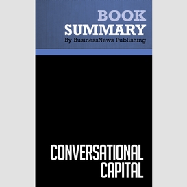 Summary: conversational capital - bertrand cesvet, tony babinsky and eric alper