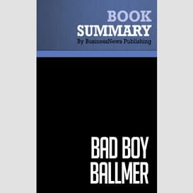 Summary: bad boy ballmer - fredric maxwell