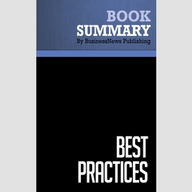 Summary: best practices - robert hiebeler, thomas kelly and charles ketteman