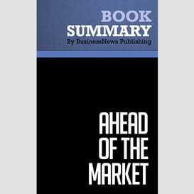 Summary: ahead of the market - mitch zacks