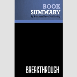 Summary: breakthrough - bill davidson