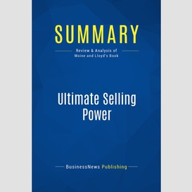 Summary: ultimate selling power