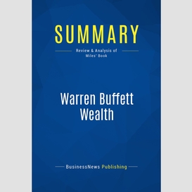 Summary: warren buffett wealth