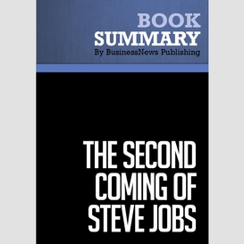 Summary: the second coming of steve jobs