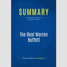 Summary: the real warren buffett