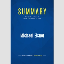 Summary: michael eisner