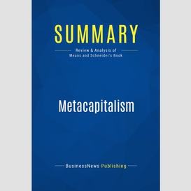 Summary: metacapitalism