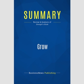 Summary: grow