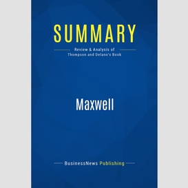 Summary: maxwell